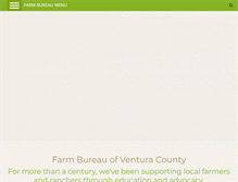 Tablet Screenshot of farmbureauvc.com
